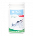 MEDICURA La&scaron;i&scaron;ų aliejaus kapsulės su vit. E, 90 kaps.