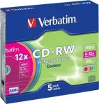 Verbatim CD-RW 700 MB 12x5 vnt (43167)
