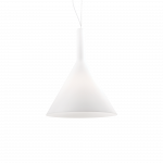 Pakabinamas &scaron;viestuvas Ideal Lux Suspended lamp with 1 light COCKTAIL, E27, baltas