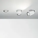 Ideal Lux 12W recessed lamp NOVA, 3000K, baltas