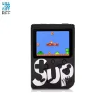 Žaidimų konsolė Riff Retro mini Sup Game (3" LCD) su 400 žaidimų, Juoda