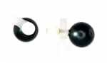 Sidabriniai auskarai Vinukai, Praba: 925&deg;, Metalas: Sidabras - 5.3 g. - 25 mm.
