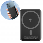 I&scaron;orinė baterija POWER BANK Dudao (K14S) 5000mAh su belaidžiu įkrovikliu (Magsafe 5W) juoda