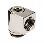 Ek Water Blocks EK vandens blokai EK Vanduo Blocks EK-Torque Micro adapteris 90 laipsnių G1/4 colio ki&scaron;tukas į G1/4 colio ki&scaron;tuką - pasukamas, nikelio formos