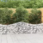 I&scaron;lenkti gabiono krep&scaron;iai, 6vnt., 200x30x60/80cm, geležis