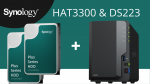 Serveris Bundle SYNOLOGY DS223 2-bay DS NAS + 2xHAT3300-4T HDD