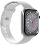 Puro „ICON” silikoninė apyrankė Apple Watch 42-44-45-49mm, baltos spalvos