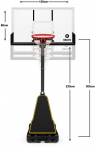 Mobilus krep&scaron;inio stovas Bilaro Orlando Class 136x80cm, 8mm grūdintas stiklas