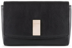 Piquadro, Dafne, Leather Handbag, Sistem RFID, Juodas, 19 cm