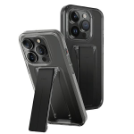 UNIQ dėklas Heldro Mount with Stand Apple iPhone15 Pro Max 6.7" pilkos spalvos