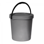 NHG Plast Team Kibiras su dangteliu 16 L pilkas