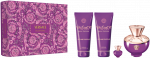 Kvepalų rinkinys moterims Versace Dylan Purple 2024 (EDP, 100 ml + EDP, 5 ml + du&scaron;o želė, 100 ml + kūno losjonas, 100 ml)