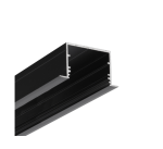 3m LED juostos profilio VARIO30-07, juodai anoduotas.