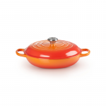 Le Creuset Gourmet Puodas su dangteliu 30 cm oranžinis