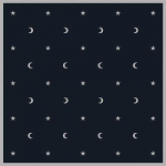 Lo Scarabeo Moon and Stars kilimėlis taro kortoms