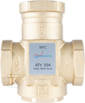 Afriso ATV 554 temperatūros vožtuvas, DN32, Rp1 1/4 ", kvs 9, 50 &deg; C
