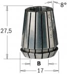 Įvorė CMT ER16 184.100.16; 10 mm