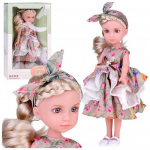 Jokomisiada Eleganti&scaron;ka lėlė su marga suknele kaip i&scaron; pasakos ZA5313