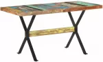Valgomojo stalas, 140x70x76cm, perdirbtos medienos masyvas