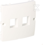 Kontakt Simon DANGALIS GN.2XRJ45 Baltas.BMGK1P/11 BASIC