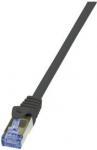 LOGILINK CQ4093S LOGILINK - Cat.6A Patch kabelis pagamintas i&scaron; Cat.7 neapdoroto kabelio, juodas, 10m