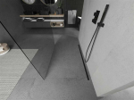 Walk-in du&scaron;o sienelė Mexen Kioto, Juodas, 100 x 200 cm