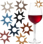 Orion Stiklinių žymeklių rinkinys silikoninė 8 vnt.