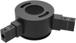 Linijinės sistemos PIPE L formos 120&deg; kampo sujungimas, juodas, K1002147N
