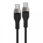 3in1 kabelis Acefast C11-03 USB-C - USB-C 480Mb/s 100W 1.2m - juodos spalvos