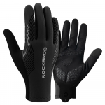 Rockbros cycling pir&scaron;tinės spring/summer/autumn, full, size: L - juodos spalvos