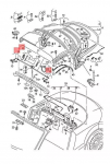 Vag Remonto Rinkinys Audi Tt Tts 2007 2014 Originalus 8J7898900