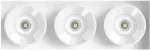 6,3W LED užglaistomas &scaron;viestuvas Juodas FOSTER TRI 3 FLOOD, baltas, 3000K