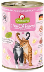 Fox4Pets Kačių Maistas - GRANATAPET DeliCATessen La&scaron;i&scaron;a ir Jūros Gėrybės Be Grūdų &Scaron;lapias 400g
