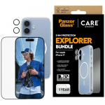 &bdquo;Panzer Glass CARE by PanzerGlass Flagship Explorer 3in1&ldquo; dėklas + stiklas + objektyvas, skirtas &bdquo;iPhone 17&ldquo;