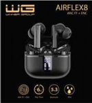 &bdquo;Winner Group WG&ldquo; &ndash; &bdquo;Bluetooth&ldquo; ausinės WG AirFlex 8, ENC + ANC, juodos