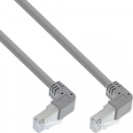 &bdquo;InLine&reg;&ldquo; jungiamasis kabelis, dvipusis, kampuotas dugnas, S/FTP, Cat.6, 250MHz, PVC, 1,10 m