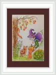 Siuvinėjimo kryželiu rinkinys NeoCraft &bdquo;Rudeninės dovanos&ldquo;, 19&times;26 cm