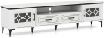 Bonideco Select TV staliukas 180,5x35x46cm., baltos spalvos