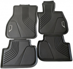 BMW F70 116 118 M135 visureivių priekiniai guminiai kilimėliai RHD originalūs 51475B5B007