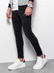 men's jeans skinny fit - juodas p1060
