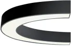 37W LED lubinis &scaron;viestuvas SEMI, juodas, 3000K, DALI, 1000mm, 3918-0110-3-B-D3