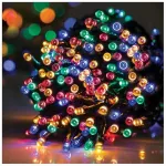 Eu Sandelis Vidaus/i&scaron;orės spalvota elektrinė lempučių girlianda 300 LED LAMP03MULTI
