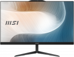 Stacionarus kompiuteris MSI Modern AM242 12M-1629XDE &bdquo;viskas viename&ldquo; juodas 23,8 colio (60,5 cm) FHD ekranas, &bdquo;Intel Core i3-1215U&ldquo;, 8 GB RAM, 256 GB M.2 SSD, &bdquo;Intel&ldquo; grafika, &bdquo;Wi-Fi 6E&ldquo;, &bdquo;Bluetooth&ldquo;