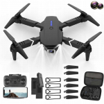 I&scaron;manus 4K WiFi dronas su dviem priekinėmis kameromis ir 3 akumuliatoriais