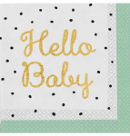 Usorteret Hello Baby servietter