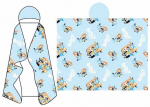 Moose Bluey Coral hooded blanket 120x150cm