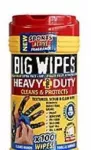 Brother &bdquo;Big Wipes&ldquo; valymo servetėlės, skirtos naudoti sunkiomis sąlygomis, 80 vnt., raudonos
