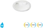 11W LED įleidžiamas lauko &scaron;viestuvas RICKY, baltas, 2700/4200/6500K, IP65, 4335100