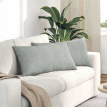 Sofa Pagalvės 2 pcs &Scaron;viesiai pilka 80 x 40 cm