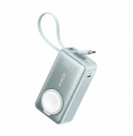 Anker MagGo - Powerbank - 10000 mAh - 35 Watt (24 pin USB-C) - wei